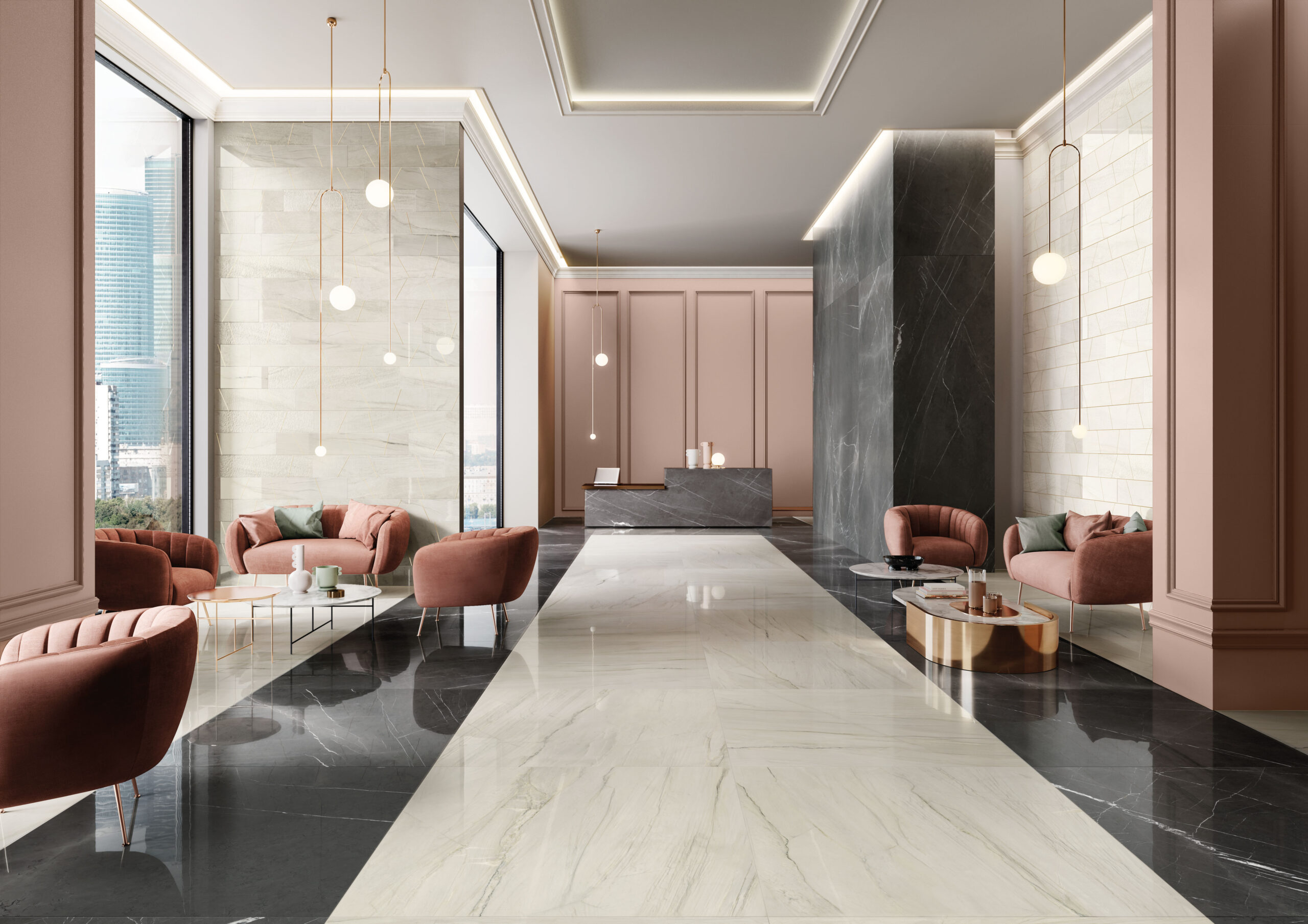 PIETRA_GREY_MATTE_160X320_CALACATTA_MONT_BLANC_LISTELLO_MIX_OTTONE_20X120_CALACATTA_MONT_BLANC_POLISHED_120X120_PIETR_GREY_POLISHED_120X120