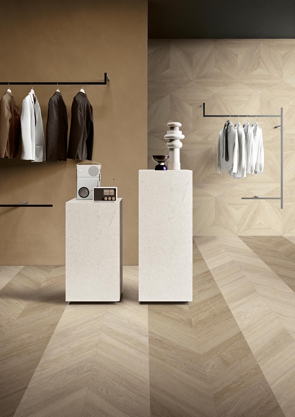 Ceramica-Fioranese_Bridge_Larice-Noce_pavimenti-in-gres-porcellanato-effetto-legno