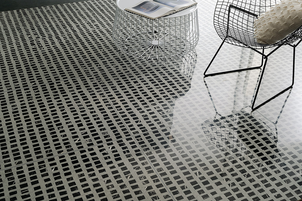 Pavimento-in-ceramica-lucida_Fioranese_Marmorea_Deco-Port-Laurent